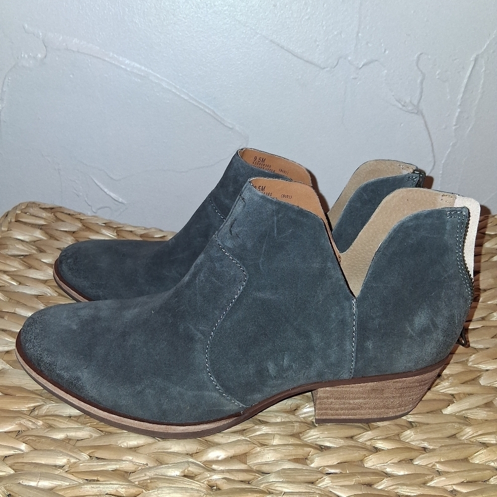 Kork Ease  NWT Women’s  SKYE Boots Gray Suede Distressed US Size 9.5 - Picture 5 of 8